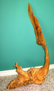 Bird in Flight Sandlewood Sculpture Unique 1992 Sculpture - Randy Joseph Bird in Flight Sandlewood Sculpture Unique 1992 Sculpture - Randy Joseph