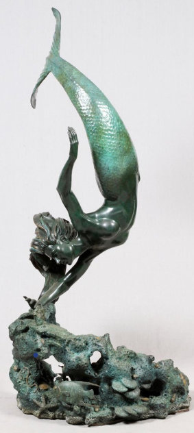 Glory of the Seas Bronze Sculpture Sculpture by Jerry Joslin