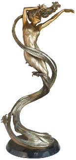 Spin Drift Bronze Sculpture 57 in Huge Sculpture - Jerry Joslin Spin Drift Bronze Sculpture 57 in Huge Sculpture - Jerry Joslin