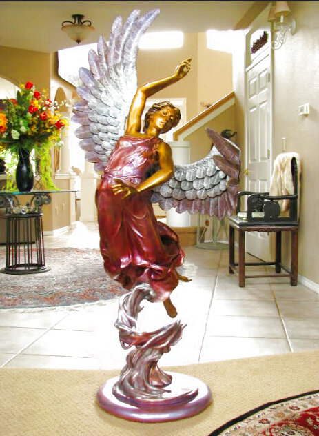 Guardian Angel Limited Edition Bronze Sculpture by Jerry Joslin