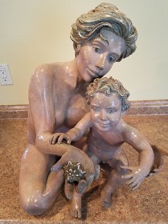 Age of Wonder Bronze Sculpture  23 in Sculpture - Jerry Joslin