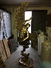 Guardian Angel Life Size Bronze Sculpture 65 in Sculpture by Jerry Joslin - 2
