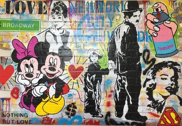 Nothing But Love 2016 48x70 Original Painting - Jozza Nothing But Love 2016 48x70 Original Painting - Jozza