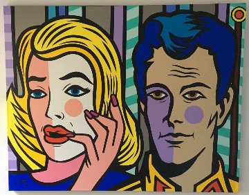 Contemplation 2016 39x50 Original Painting - Jozza Contemplation 2016 39x50 Original Painting - Jozza
