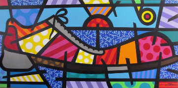 Cool Shoe 2014 37x75 Super Huge Original Painting - Jozza Cool Shoe 2014 37x75 Super Huge Original Painting - Jozza