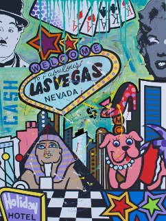 Vegas 2018 48x36 Original Painting - Jozza Vegas 2018 48x36 Original Painting - Jozza