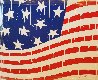 USA Flag #3 2018 40x50 Huge Original Painting by  Jozza - 0