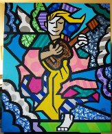 Guardian Angel 2008 60x48 Super Huge Original Painting by Jozza - 1 Guardian Angel 2008 60x48 Super Huge Original Painting by Jozza - 1