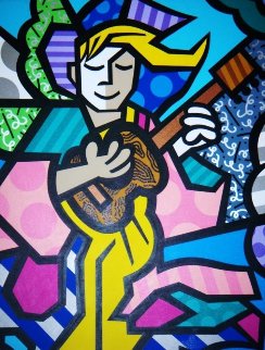 Guardian Angel 2008 60x48 Original Painting - Jozza Guardian Angel 2008 60x48 Original Painting - Jozza