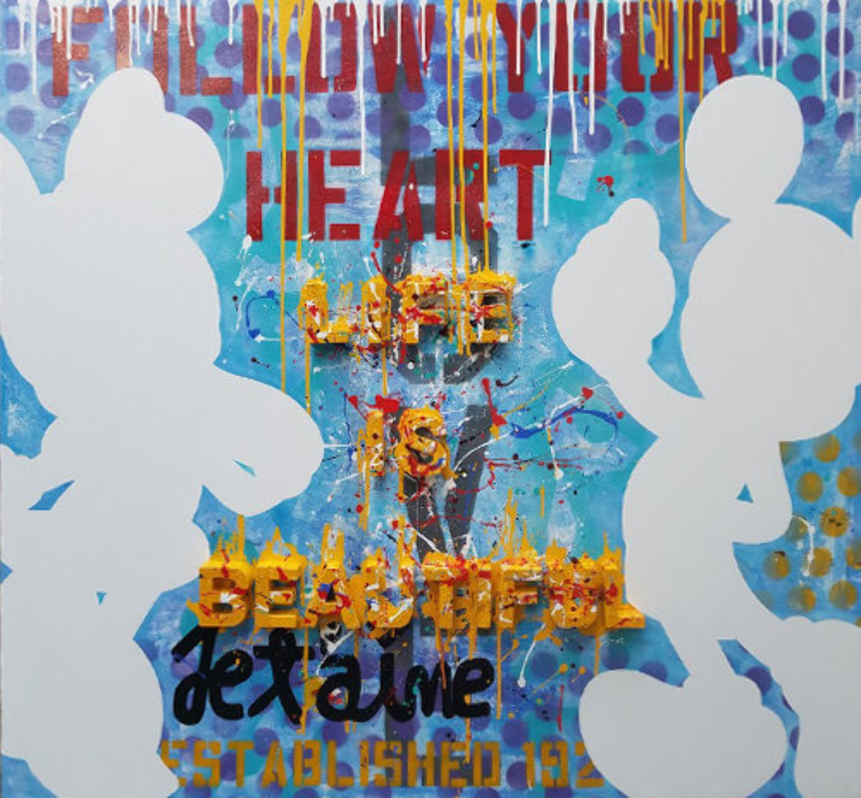 Life is Beautiful 2018 60x54 Original Painting by Jozza Life is Beautiful 2018 60x54 Original Painting by Jozza