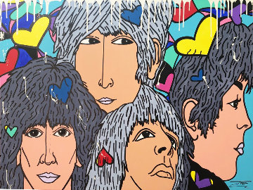 Beatles 2019 36x48 Huge Original Painting - Jozza Beatles 2019 36x48 Huge Original Painting - Jozza