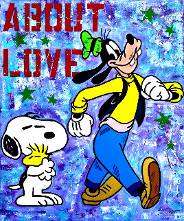 About Love 2020 48x40 Super Huge Original Painting - Jozza About Love 2020 48x40 Super Huge Original Painting - Jozza