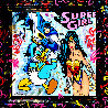 Super Girl 2020 55x55 Disney Huge Original Painting by  Jozza - 0