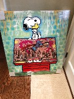 Snoopy and Woodstock 2018 40x36 Huge Original Painting by  Jozza - 2