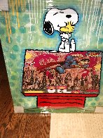 Snoopy and Woodstock 2018 40x36 Huge Original Painting by  Jozza - 1