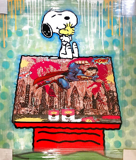 Snoopy and Woodstock 2018 40x36 Super Huge Original Painting - Jozza Snoopy and Woodstock 2018 40x36 Super Huge Original Painting - Jozza