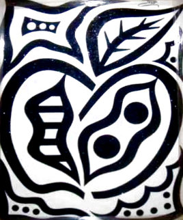 Apple (With Diamond Dust) 48x36 Original Painting - Jozza Apple (With Diamond Dust) 48x36 Original Painting - Jozza