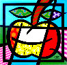 Azamara Apples 36x36 Original Painting by  Jozza - 0