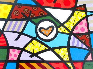 Landscape of Hearts 30x40 Original Painting - Jozza Landscape of Hearts 30x40 Original Painting - Jozza