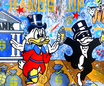 Hands Up 2020 40x48 Huge Original Painting - Jozza Hands Up 2020 40x48 Huge Original Painting - Jozza
