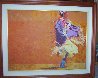 Shawl Dancer 1986 48x60 Huge Original Painting by Joseph Schumacher - 1