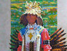 Eagle Heart 1999 58x34 - Huge Original Painting by Joseph Schumacher - 2