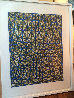 Sagging Grid Linocut 2006 Huge Limited Edition Print by James Siena - 3