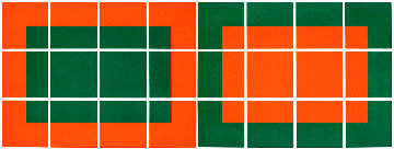 Untitled - Set of 2 Geometric Woodcuts 1992 (Schellmann 263-264) 46x62 Limited Edition Print - Donald Judd