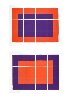 Untitled Geometric Abstract Diptych  (Schellmann 267-268) 1992 Limited Edition Print by Donald Judd - 0