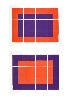 Untitled Geometric Abstract Diptych  (Schellmann 267-269) 1992 Limited Edition Print by Donald Judd - 0