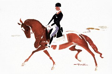 Dressage I 2014 24x36 Original Painting - Ju Hong Chen Dressage I 2014 24x36 Original Painting - Ju Hong Chen