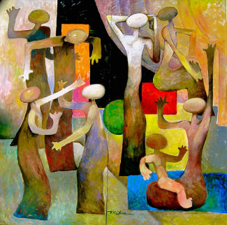 Soap Opera 72x72 Super Huge Original Painting - Ju Hong Chen Soap Opera 72x72 Super Huge Original Painting - Ju Hong Chen