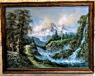 Untitled Painting 36x48 Super Huge Original Painting by Javier Julio - 1 Untitled Painting 36x48 Super Huge Original Painting by Javier Julio - 1