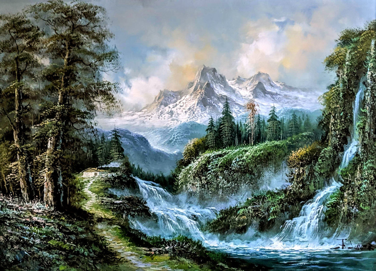 Untitled Painting 36x48 Super Huge Original Painting by Javier Julio Untitled Painting 36x48 Super Huge Original Painting by Javier Julio