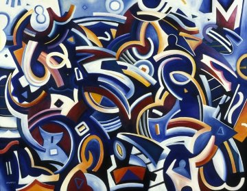 Good Fortune 42x54 Original Painting - Peter Juvonen Good Fortune 42x54 Original Painting - Peter Juvonen