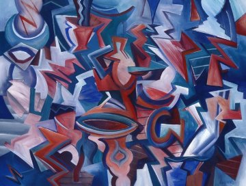 Transformation 1989 27x35 Original Painting - Peter Juvonen Transformation 1989 27x35 Original Painting - Peter Juvonen
