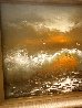 Crashing Waves 1971 12x14 Original Painting by Menashe Kadishman - 3