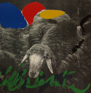 Sheep 1 Limited Edition Print - Menashe Kadishman Sheep 1 Limited Edition Print - Menashe Kadishman
