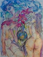 Untitled Watercolor 1989 25x30 Watercolor by Vyacheslav Kalinin - 1 Untitled Watercolor 1989 25x30 Watercolor by Vyacheslav Kalinin - 1