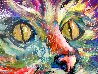 Cat Mind 2021 23x26 - Signed Twice Original Painting by Kalinka Duaiv - 3