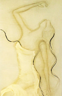 Dancer 2008 43x16 Huge Original Painting - Marilyn Kalish