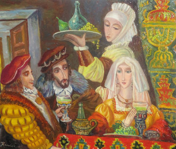 Royal Feast 2017 19x20 Original Painting - Alexander Kanchik Royal Feast 2017 19x20 Original Painting - Alexander Kanchik