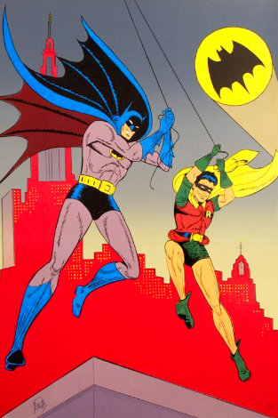 Batman and Robin 1989 - Huge Limited Edition Print - Bob Kane
