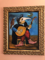 Masked Musicians 2012 39x32 Original Painting by Mark Kanovich - 1 Masked Musicians 2012 39x32 Original Painting by Mark Kanovich - 1
