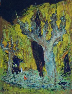 Rendez-vous 2018 47x35 Original Painting - Mark Kaplan Rendez-vous 2018 47x35 Original Painting - Mark Kaplan