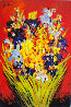 Iris Du Cap Bernal Painting 2000 57x38 Huge Original Painting by Mark Kaplan - 0
