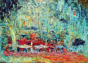Anniversaire De Fanny 2015 28x39 Original Painting - Mark Kaplan Anniversaire De Fanny 2015 28x39 Original Painting - Mark Kaplan