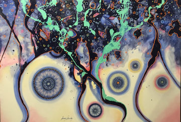 Wonderful Feeling 2017 55x80 Original Painting - Janos Kardos Wonderful Feeling 2017 55x80 Original Painting - Janos Kardos