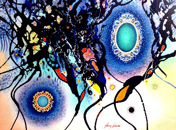 Magic Mirror 2017 30x40 Original Painting - Janos Kardos Magic Mirror 2017 30x40 Original Painting - Janos Kardos