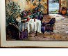 Loggia by the Sea - Huge - Italy Limited Edition Print by Karen Stene - 2